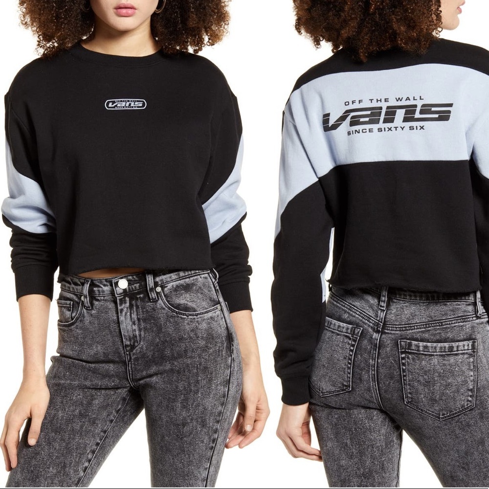 VANS | Bladez Logo Cropped Sweatshirt